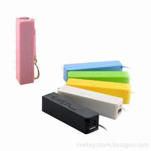 Colorful 2,600mAh Portable Power Bank with Perfume Scent when Charged